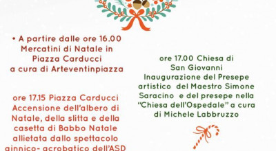 Accensione dell’albero di Natale