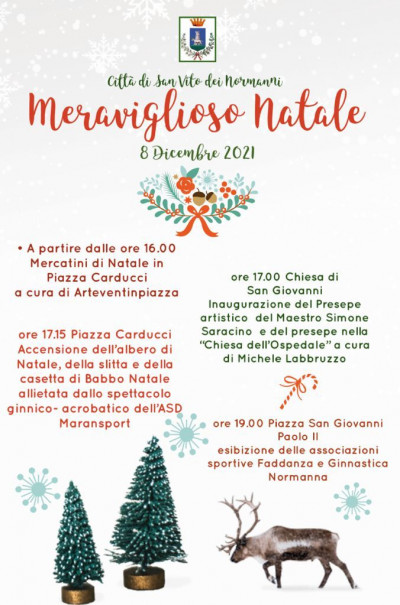 Accensione dell’albero di Natale