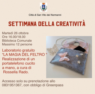 Laboratorio gratuito - La magia del feltro