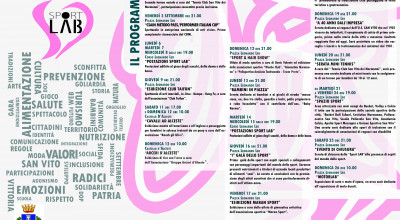 Calendario eventi SPORT LAB - XI edizione del Settembre Sport