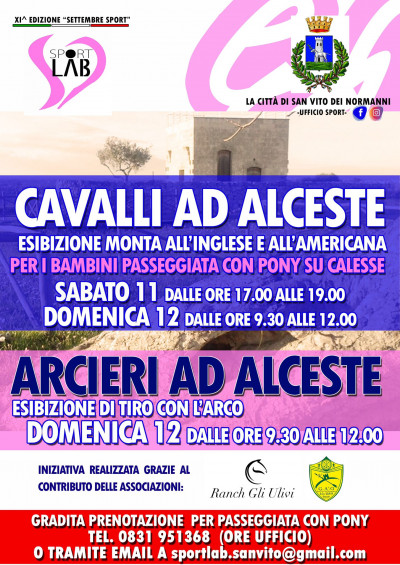 Cavalli ed Arcieri ad Alceste