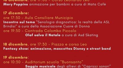EVENTI NATALIZI - Gli appuntamenti dei prossimi giorni