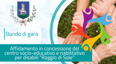 Bando di gara - Affidamento in concessione del centro socio-educativo e riabi...