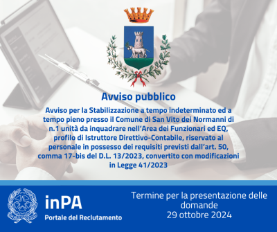 Avviso pubblico