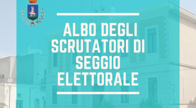 AGGIORNAMENTO DELL’ALBO UNICO COMUNALE DEGLI SCRUTATORI DEI SEGGI ELETT...