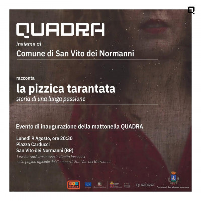 Evento di inaugurazione della mattonella QUADRA
