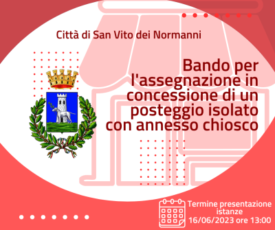 Bando pubblico per l’assegnazione In concessione del posteggio isolato ...