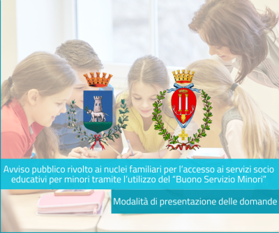 Avviso pubblico per l’accesso ai servizi socio educativi per minori tra...