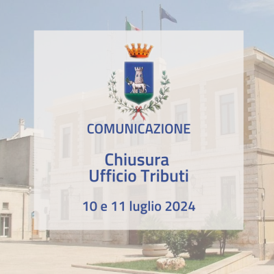 Chiusura Ufficio Tributi