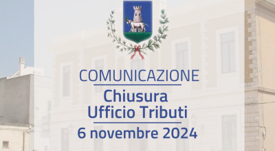 Chiusura Ufficio Tributi