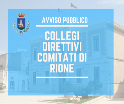 AVVISO PUBBLICO