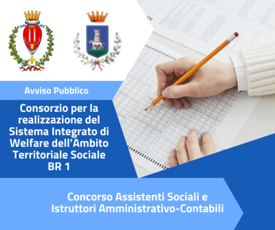 Avviso pubblico – Concorso Assistenti Sociali e Istruttori Amministrati...