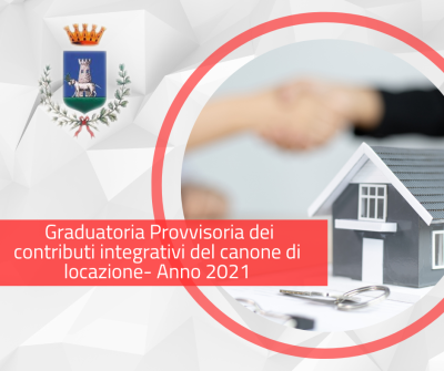 Graduatoria definitiva contributi integrativi del canone di locazione - Anno ...