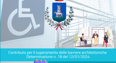 Avviso pubblico contributo per il superamento delle barriere architettoniche
