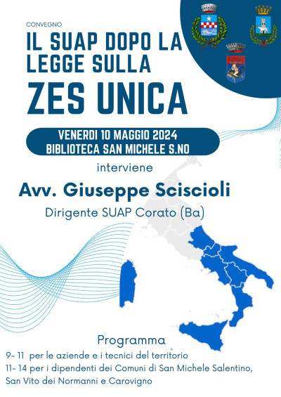 Convegno Il SUAP dopo la legge sulla ZES unica