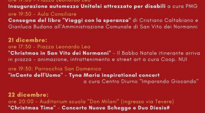 EVENTI NATALIZI - Gli appuntamenti dal 20 al 23 dicembre