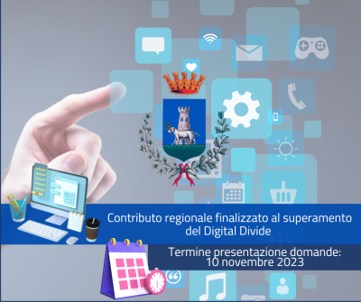 Contributo regionale per il superamento del Digital divide