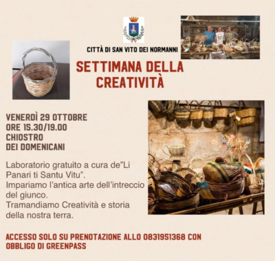 Laboratorio gratuito - Impariamo l’antica arte dell’intreccio del...