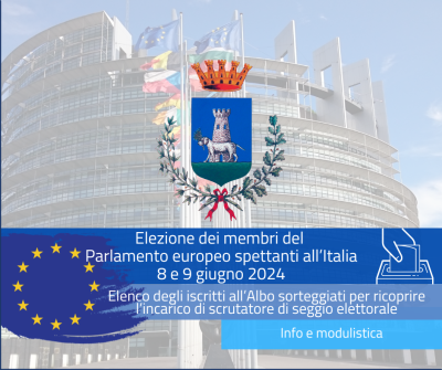 Elezione dei membri del Parlamento europeo 2024 - Elenco degli scrutatori sor...