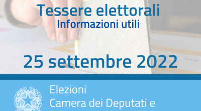 ELEZIONI POLITICHE 25 SETTEMBRE 2022