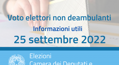 ELEZIONI POLITICHE 25 SETTEMBRE 2022