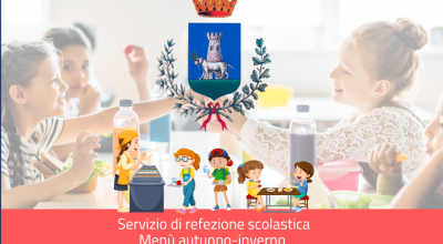 Menù autunno-inverno servizio di refezione scolastica