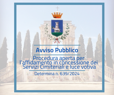 Avviso pubblico