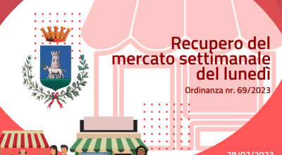 Avviso - Recupero del mercato settimanale del lunedì