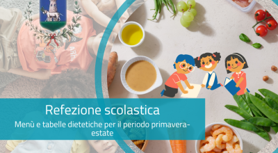 Menù primavera estate - Servizio di refezione scolastica