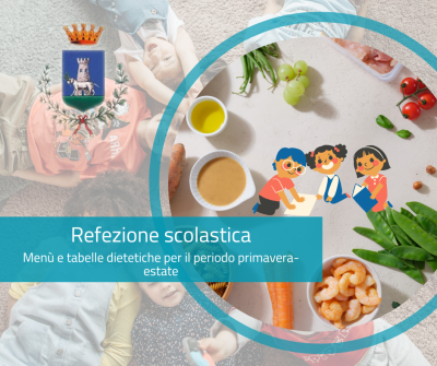 Menù primavera estate - Servizio di refezione scolastica