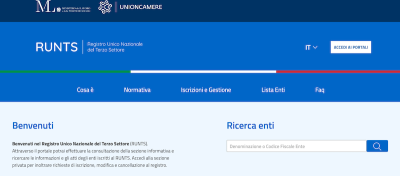 Registro Unico Nazionale del Terzo Settore, emanata una circolare regionale