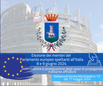 Elezione dei membri del Parlamento europeo 2024 - Assegnazione degli spazi di...
