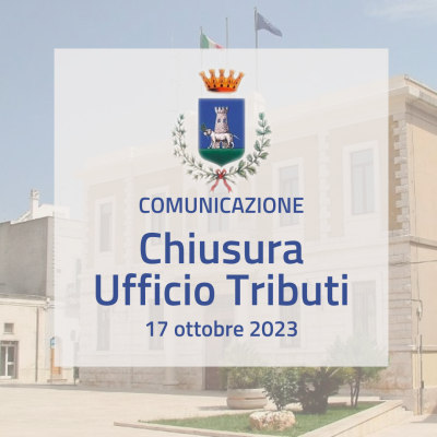 Chiusura Ufficio Tributi