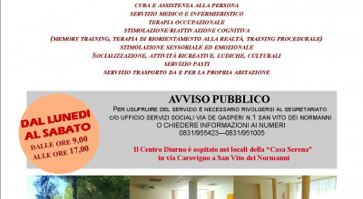 AL VIA IL CENTRO DIURNO INTEGRATO PER DEMENZE SENILI ED ALZHEIMER
