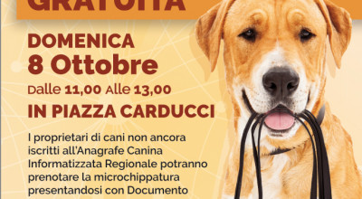 GIORNATA DI MICROCHIPPATURA GRATUITA per i primi 50