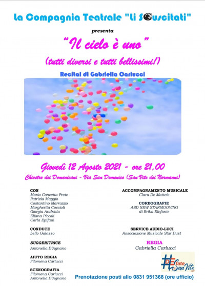 Il cielo è uno! Tutti diversi e tutti bellissimi